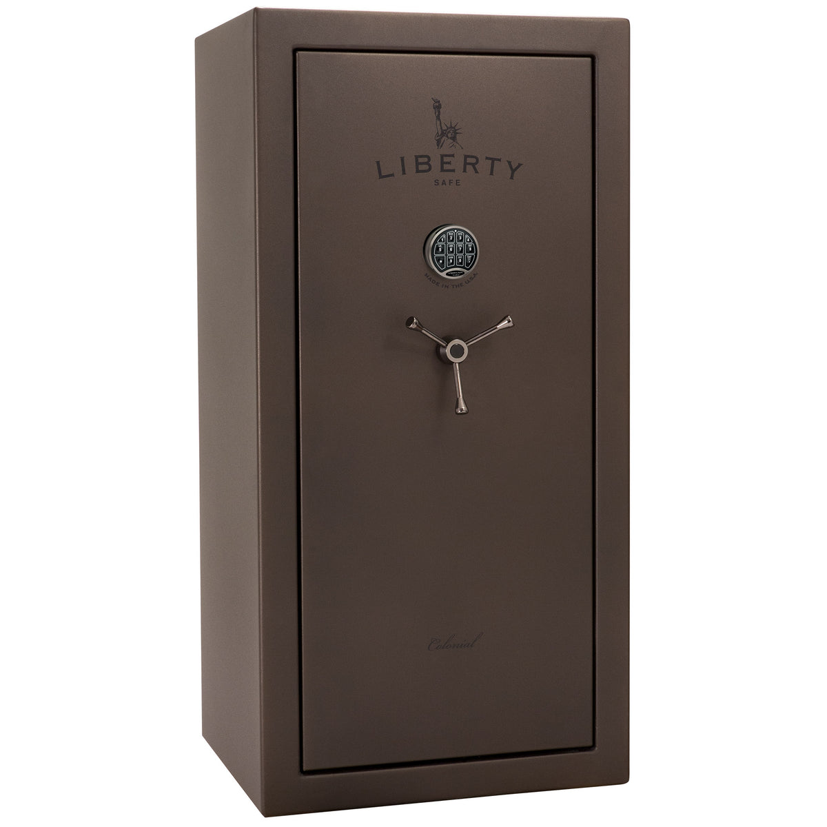 Colonial Series | Level 4 Security | 75 Minute Fire Protection | 23 PRO FLEX | DIMENSIONS: 60.5"(H) X 30"(W) X 22"(D*) | Bronze Textured | Electronic Lock - Closed