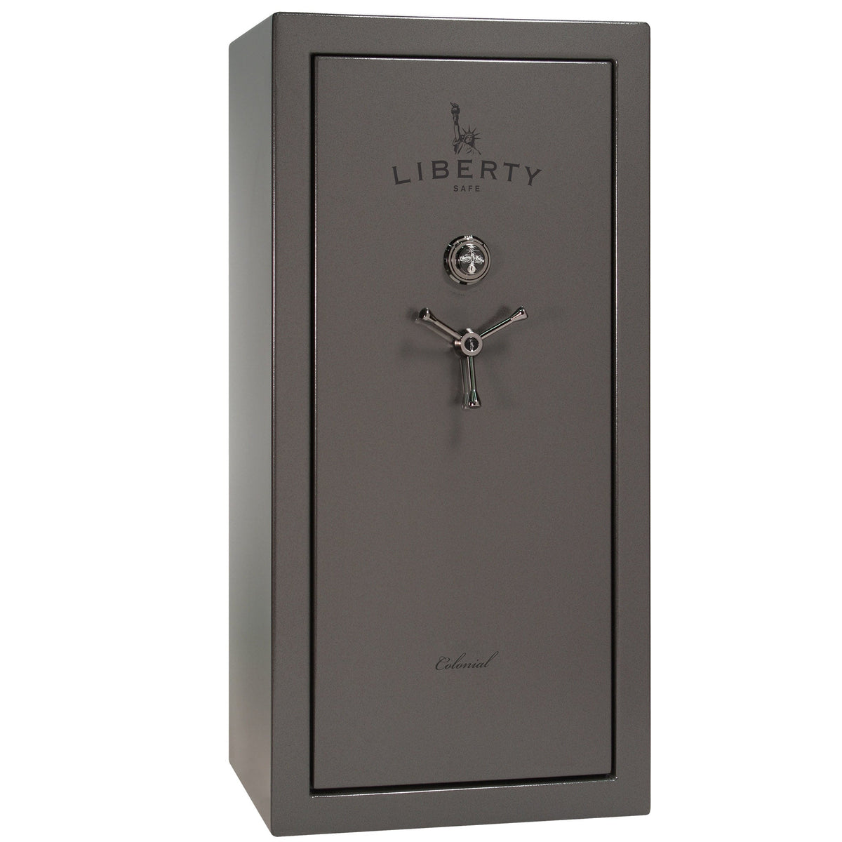 Colonial Series | Level 4 Security | 75 Minute Fire Protection | 23 | DIMENSIONS: 60.5&quot;(H) X 30&quot;(W) X 22&quot;(D*) | Gray Gloss | Mechanical Lock